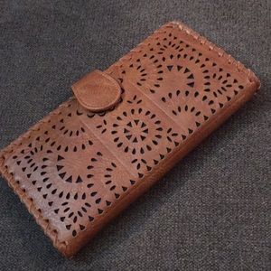 Faux leather wallet